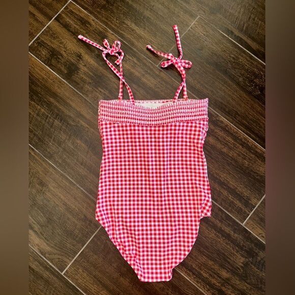 Lands end /Draper James Bandeau One Piece Swimsuit - Picture 4 of 9